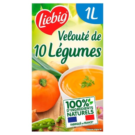Liebig velouté 10 legumes brique 1l
