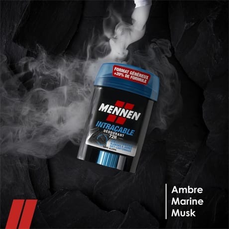 Mennen déodorant homme 72h stick intraçable 60 ml