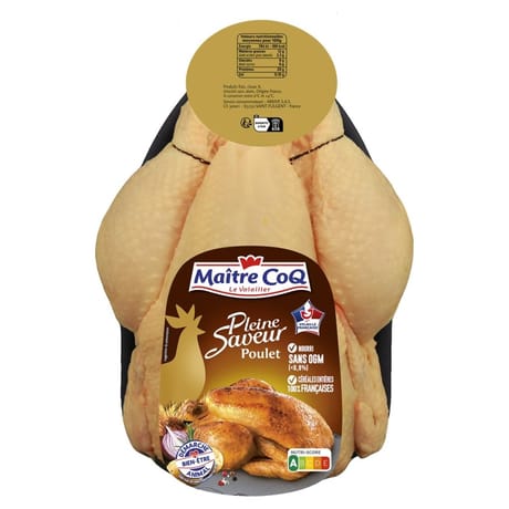 Maître Coq poulet jaune certifié pleine saveur