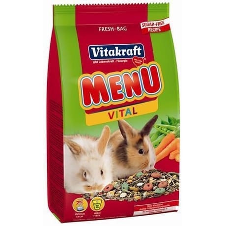Vitakraft menu vital lapins nains sachet fraîcheur 4 kg