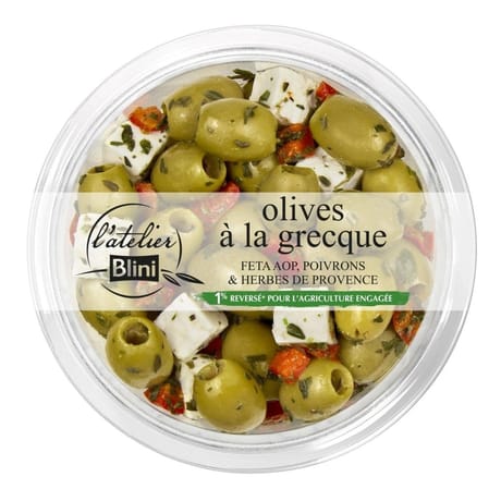 Atelier blini Olives à la grecque 150g