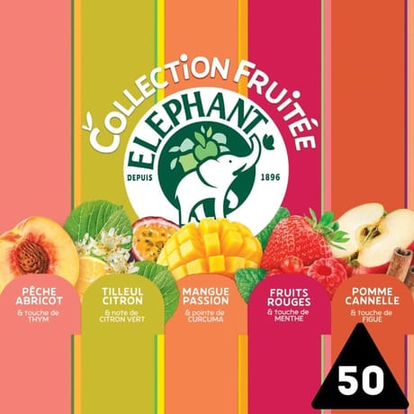 Elephant coffret découverte infusions parfumées x50 - 89g