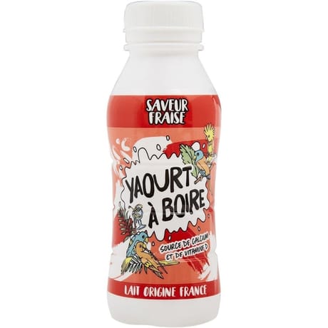 Yaourt à boire fraise 180g