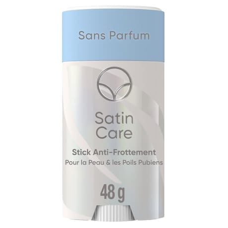 Gillette stick anti-frottement satin care pour la peau et les poiL pubiens