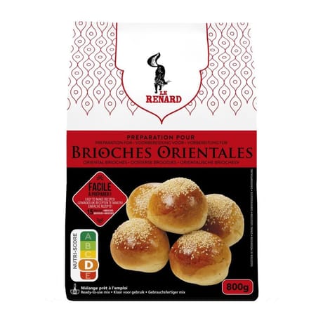 Le renard préparation pour brioches orientales 800g