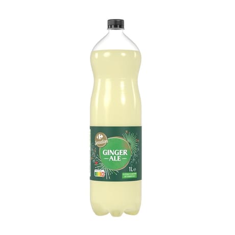 Carrefour sensation soda ginger ale 1l