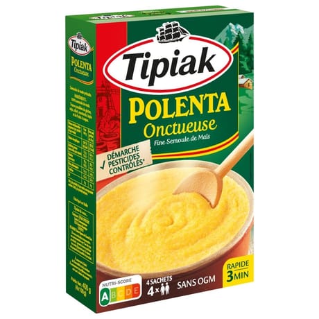 Tipiak polenta onctueuse sans pesticide 4x100g