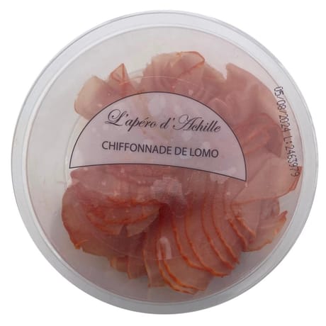 Chiffonnade lomo 70g apéro d'achille