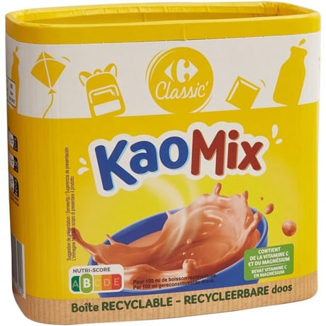 Carrefour classic' chocolat poudre kaomix - 450g