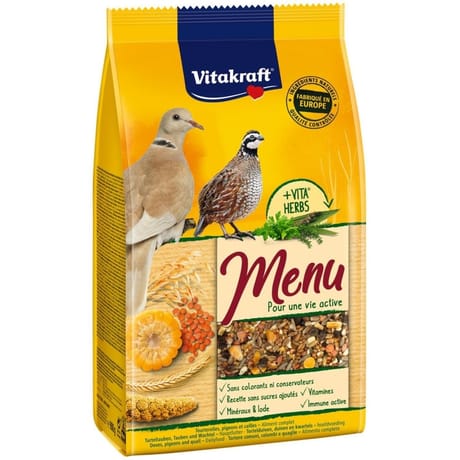 Vitakraft menu tourterelles 900g