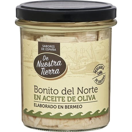 De nuestra tierra thon blanc à l'huile d'olive 210g