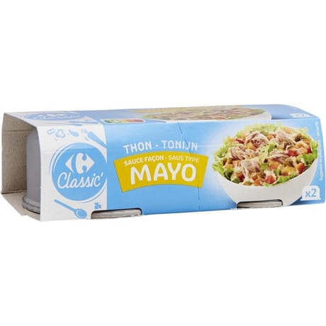 Carrefour classic' thon sauce façon mayo 270g