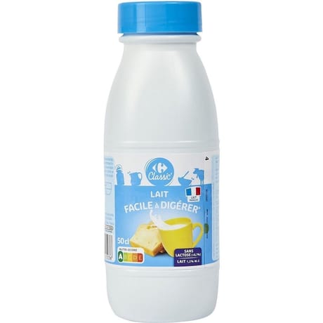 Carrefour Classic' lait sans lactose 50cl