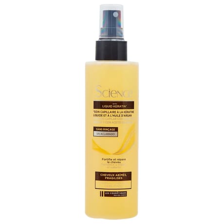 Lcs science kera soin cheveux kératine & argan sans rinçage 200ml