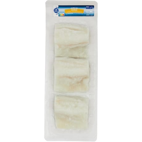 Carrefour filets de morue à la pointe de sel 400g