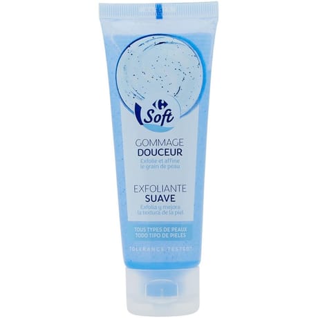 Carrefour soft gommage douceur 75 ml