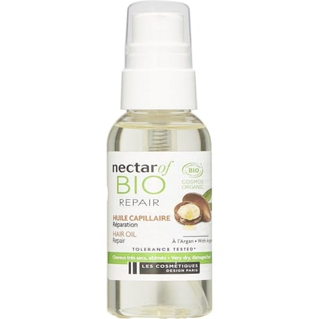 Nectar of bio huile cheveux réparation cheveux très secs 50ml