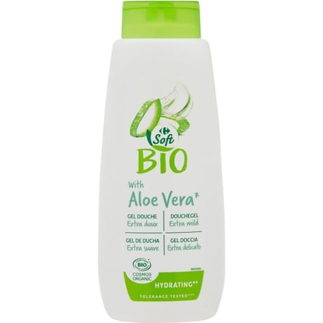 Carrefour soft bio gel douche aloe vera 500ml