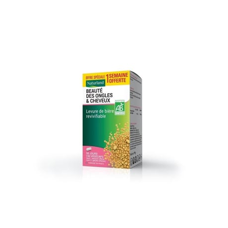Naturland 150 gélules levure de bière bio dont 1 semaine offerte