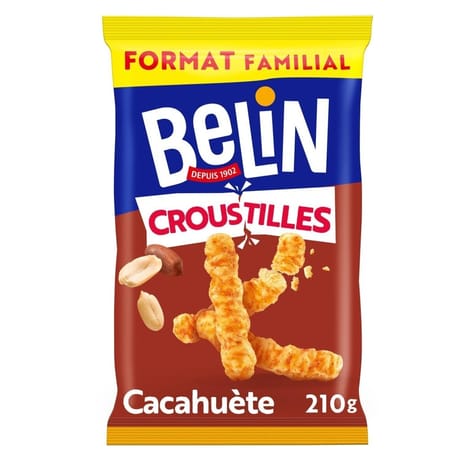 Belin croustilles aux cacahuètes format Party 210g