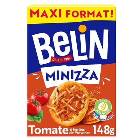 Belin crackers minizza tomate familial 148g