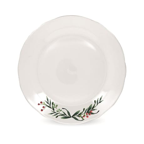 Assiette plate festonnée holly 26.5cm