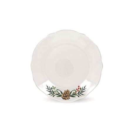 Assiette dessert festonnée holly 19cm