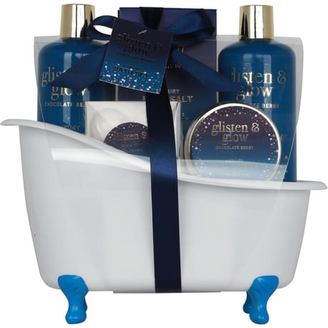 Glisten & glow baignoire de bain chocolate berry bleue