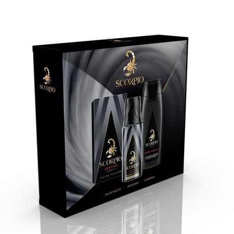 Scorpio vertigo coffret edt 75ml + sg 250ml + déo 150ml