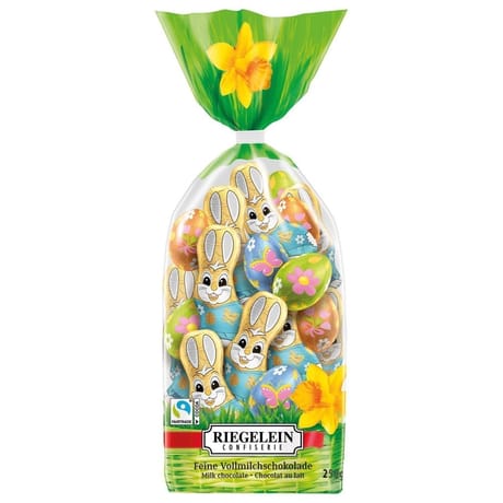 Riegelein st oeufs et funny lapins 250g