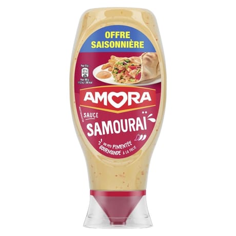 Amora sauce samouraï offre saisonnière 435g
