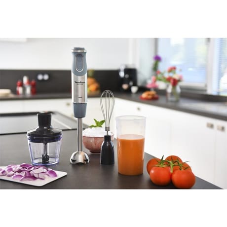 Moulinex pied mixeur Quickchef gris inox DD655D10