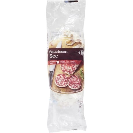 Carrefour Original saucisson sec pur porc 250g
