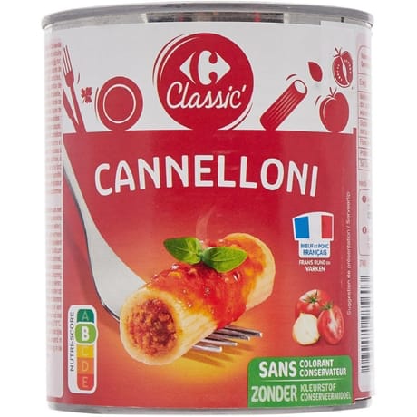 Carrefour classic' cannelloni 800g