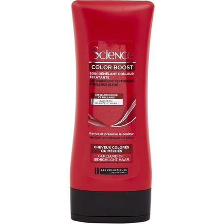 Lcs science après-shampoing soin démêlant color boost 250ml