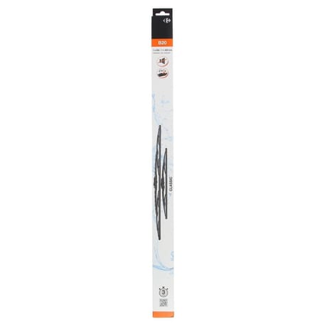 Carrefour balai essuie glace kit classic B20 650mm et 400mm