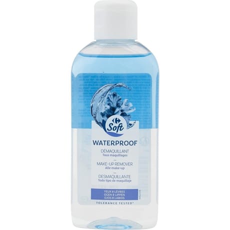 Carrefour soft démaquillant waterproof 150ml