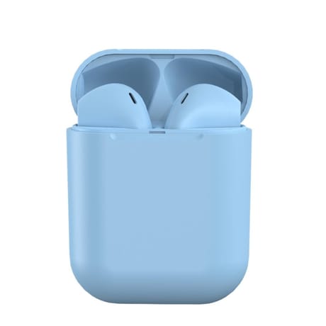 Chipy écouteurs sans fil avec boîtier de charge bleu 200029