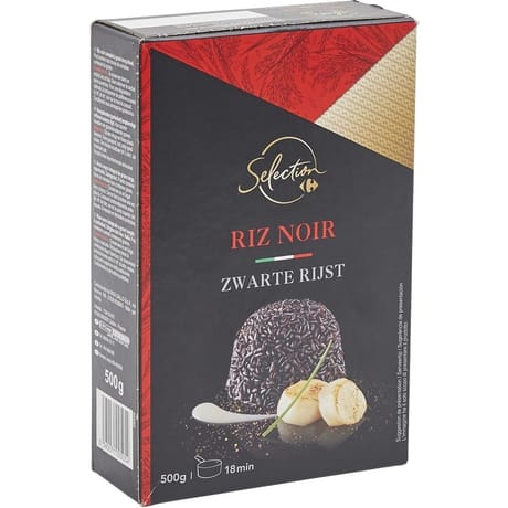 Carrefour séléction riz noir 500g