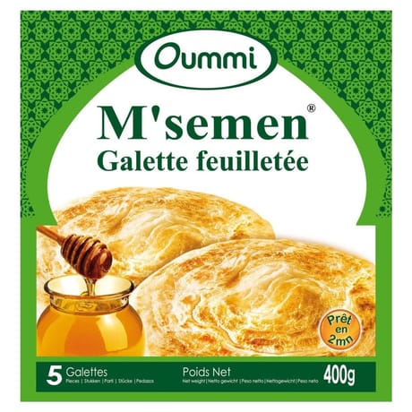 Oummi Galette feuilletée M'semen 400g