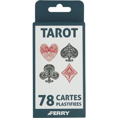 Jeu de tarot - 78 cartes plastifiées