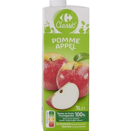 Carrefour classic' jus de pomme 1l