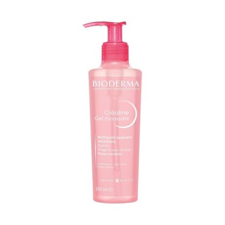 Bioderma créaline gel moussant 200ml