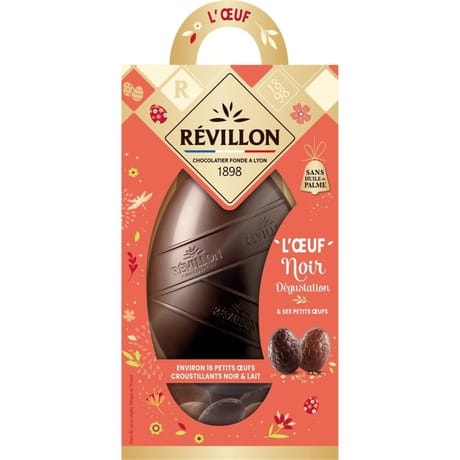 Revillon moulage oeuf au chocolat noir 250g