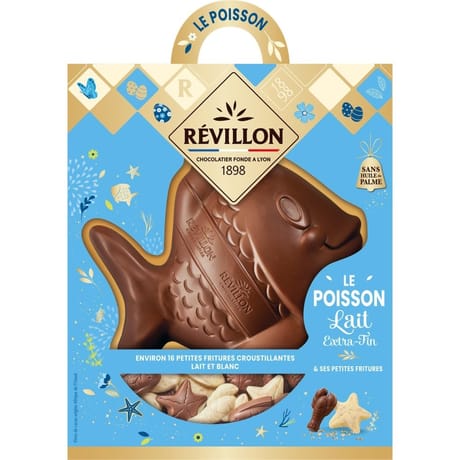 Revillon moulage poisson au chocolat au lait 250g