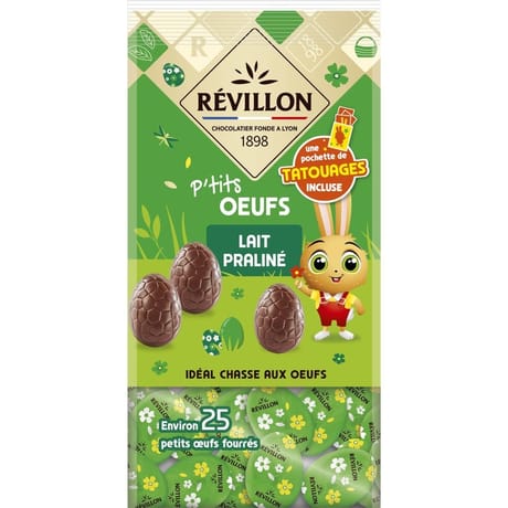 Revillon p'tits oeuf lait praliné 200g