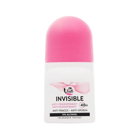Carrefour soft déodorant invisible 48 h anti traces 50ml