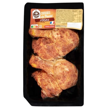 Carrefour original cuisses de poulet rôties