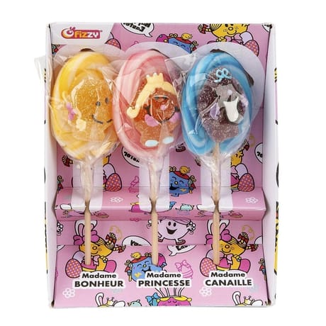 Fizzy boîtes sucettes mr mme 81g