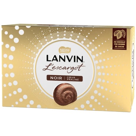 Lanvin escargot au chocolat noir 164g